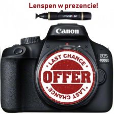 Canon EOS 4000D Czarny + 18-55mm III recenzja