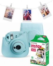 Fujifilm Instax Mini 9 jasno niebieski + etui, wkład 1pack, klamerki Led recenzja