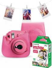 Fujifilm Instax Mini 9 różowy + etui, wkład 1pack, klamerki Led recenzja