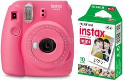 Fujifilm Instax Mini 9 różowy + wkład 1pack recenzja