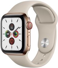 Apple Watch 5 Cellular Koperta 44mm Złota ze Stali Nierdzewnej z Paskiem Sportowym Piaskowiec recenzja