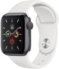 Apple Watch 5 Koperta 44mm Gwiezdna Szarość z Aluminium z Paskiem Sportowym Biały recenzja