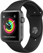 Smartwatche i Smartbandy Apple Watch Series 3 GPS + Cellular 42mm Space Grey Aluminium Case with Black Sport Band (MTH22MPA) recenzja