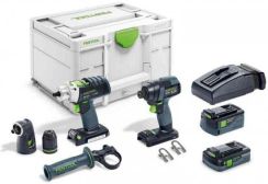 Festool Zestaw wiertarki i zakrętarki TID18 5,2/4,0 I-Set PDC18 576488 recenzja