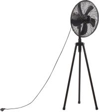 Beliani Nowoczesny wiatrak stojący trójnóg regulowana wysokość 3 tryby do salonu czarny Tweed recenzja